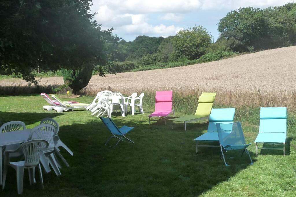16Bis 1Ch, 2-4Pers, Jardin Les Gites Bigoudens Plonéour-Lanvern Dış mekan fotoğraf